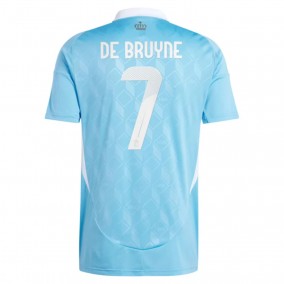 Belgia De Bruyne 7 EM Bortedrakt 2024